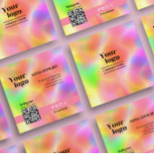 Instagram上後を追のホロフィックエステティシャン スクエア名刺