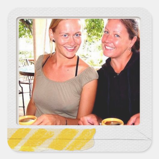 instagram写真シール スクエアシール (正面)