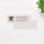 Instagram写真ハッシュタグ結婚の挿入カード (デスク)