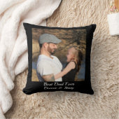 Instagram写真引用文名の追加最高のパパEver クッション (ブランケット)