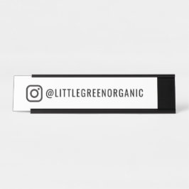 Instagram名プレート | Insta Name Deskのサイン デスクネームプレート