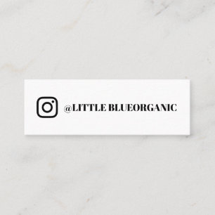 Instagram名刺|あなたのInstagramの名前 スキニー名刺