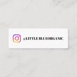 Instagram名刺｜あなたのInstagramの名前 スキニー名刺