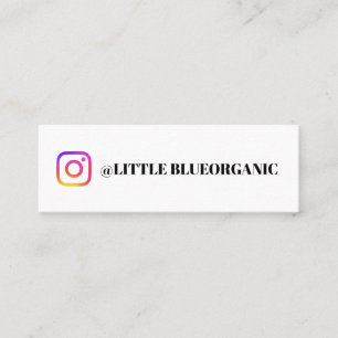 Instagram名刺|あなたのInstagramの名前 スキニー名刺