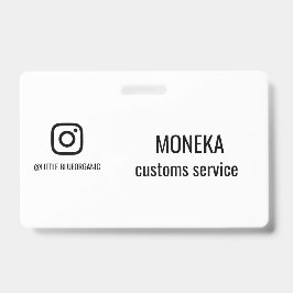 Instagram名刺｜あなたのInstagramの名前ID バッジ