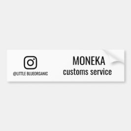 Instagram名刺｜あなたのInstagramの名前ID バンパーステッカー