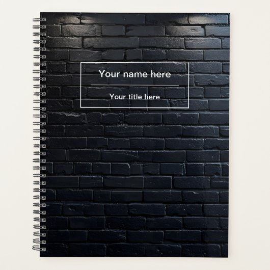 Instagram名刺、インフルエンサー、エステティシャン プランナー手帳 (正面)