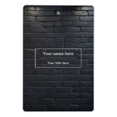 Instagram名刺、インフルエンサー、エステティシャン ミニクリップボード (裏面)