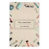 Instagram名刺、インフルエンサー、エステティシャン ミニクリップボード (裏面)