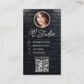 Instagram名刺、インフルエンサー、エステティシャン 名刺 (裏面)