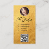 Instagram名刺、インフルエンサー、エステティシャン 名刺 (裏面)