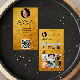 Instagram名刺、インフルエンサー、エステティシャン 名刺