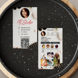 Instagram名刺、インフルエンサー、エステティシャン 名刺