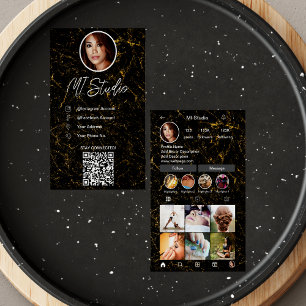 Instagram名刺、インフルエンサー、エステティシャン 名刺