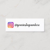 instagram名刺 スキニー名刺 (正面)
