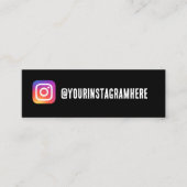 instagram名刺 スキニー名刺 (正面)