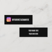 instagram名刺 スキニー名刺 (正面/裏面)