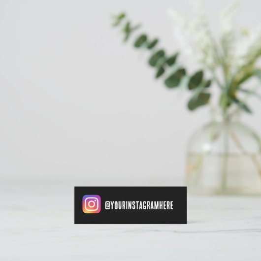 instagram名刺 スキニー名刺 (スタンド正面)