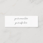 instagram名刺 スキニー名刺 (裏面)