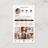 Instagram名刺 名刺 (正面)