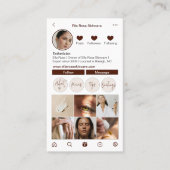 Instagram名刺 名刺 (正面)