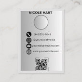 Instagram名刺、DIY Canva名刺 名刺 (裏面)