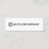 Instagram名刺 | Instagram名 スキニー名刺 (正面)