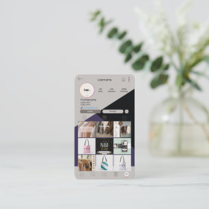 Instagram名刺QRコードグリーン名刺 名刺