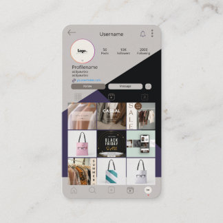 Instagram名刺QRコードグリーン名刺 名刺