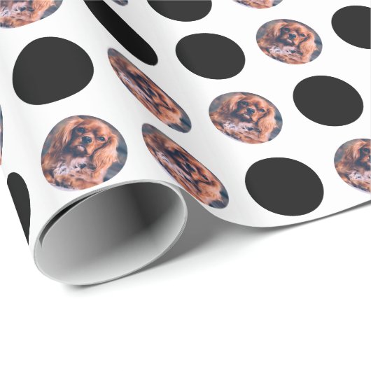 Instagram子犬ラッピング紙 ラッピングペーパー (ロールコーナー)