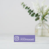 Instagram後を追のソーシャルメディアで自分を見る スキニー名刺 (スタンド正面)