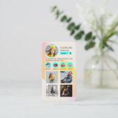 Instagram後を追の写真 名刺 (スタンド正面)