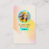 Instagram後を追の写真 名刺 (裏面)