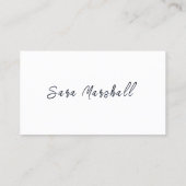 Instagram後を追の名刺に自分を登録 名刺 (裏面)