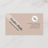 Instagram後を追のQrコフェミニンガーリーード 名刺 (正面)