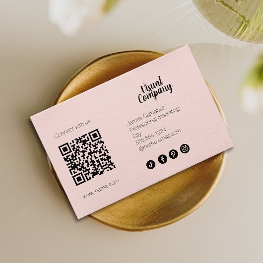 Instagram後を追のQrコードスクリプト書道 名刺