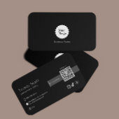 Instagram後を追のQrコードブラック 名刺