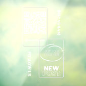 Instagram後を追のQrコードモダン ウィンドウサイン (シート3)