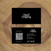 Instagram後を追 Us Qrコードピンクスクリモダンプト 名刺