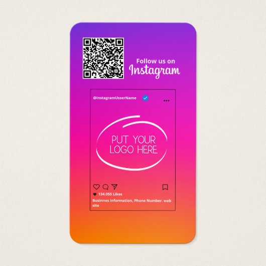 Instagram後を追 Us Qrコードロゴの追加 (正面)