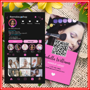 Instagram接続QRコード 名刺