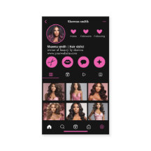 Instagram暗いテーマQRコード7写真ソーシャルメディア