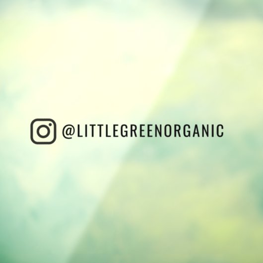 Instagram鏡デカール | あなたのInstagram名が離れない ウィンドウサイン (シート3)