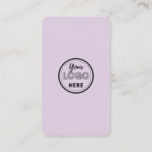 Instagram離れのFacebook QRコードのレビュー 名刺 (裏面)