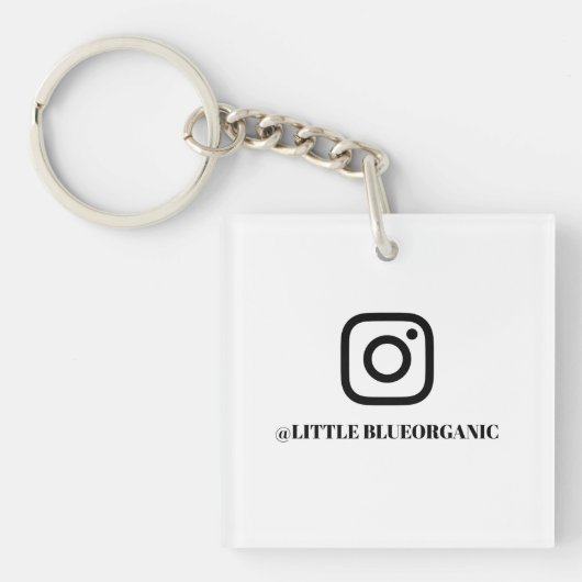 Instagram キーホルダー | あなたのInstagramの名前 ID (正面)