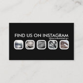 Instagram ネットワーキング コーリングカード (裏面)