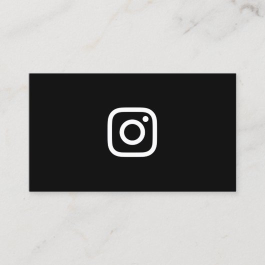 Instagram ネットワーキング コーリングカード (正面)