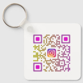 Instagram パーソナライズされた QRコード キーホルダー