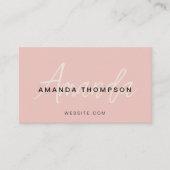 Instagram モダン Facebook QRコードソーシャルメディア 名刺 (正面)