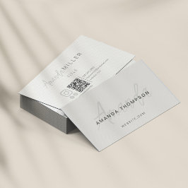 Instagram モダン Facebook QRコードソーシャルメディア 名刺